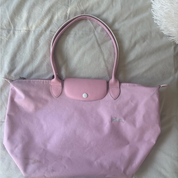 Longchamp Handbags - Longchamp Light Pink Le Pliage Tote Bag